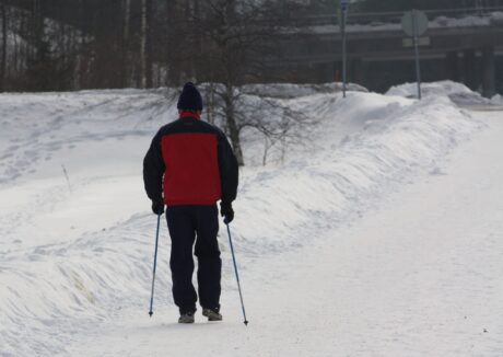 Nordic walking zimą